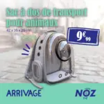 Noz Sac &agrave; dos de transport pour animaux - au 18.09.2026
