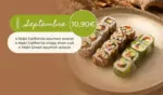 Eat Sushi Septembre Menu - au 30.09.2026
