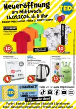 TEDi Discount TEDi Neuer&ouml;ffnung in F&uuml;ssen - bis 20.09.2026