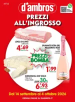 D'Ambros Prezzi all'ingrosso - al 04.10.2026