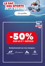 INTERSPORT Rentr&eacute;e | 2&egrave;me &agrave; -50% sur les articles McKinley, Energetics, Protouch et Firefly - au 30.09.2026