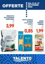 Talento Offerte - al 27.09.2026