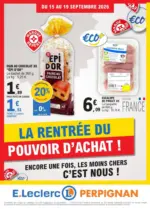 E.Leclerc &Eacute;CO+ MARQUE REP&Egrave;RE - au 19.09.2026