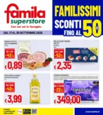 Famila Superstore Sconti fino al 50% - al 30.09.2026