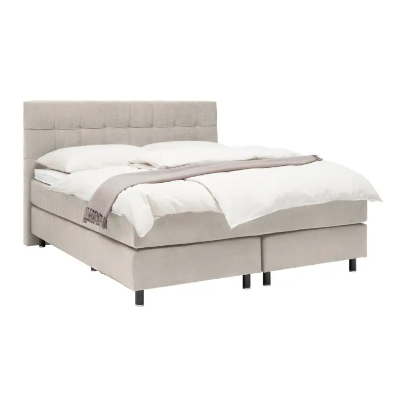 Boxspringbett Primo Taupe ca. 180x200cm