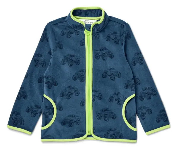 Kinder-Fleecejacke, Trucks