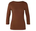 Tchibo Shirt mit 3/4-Arm, 3/4, cognac - ab 21.09.2026