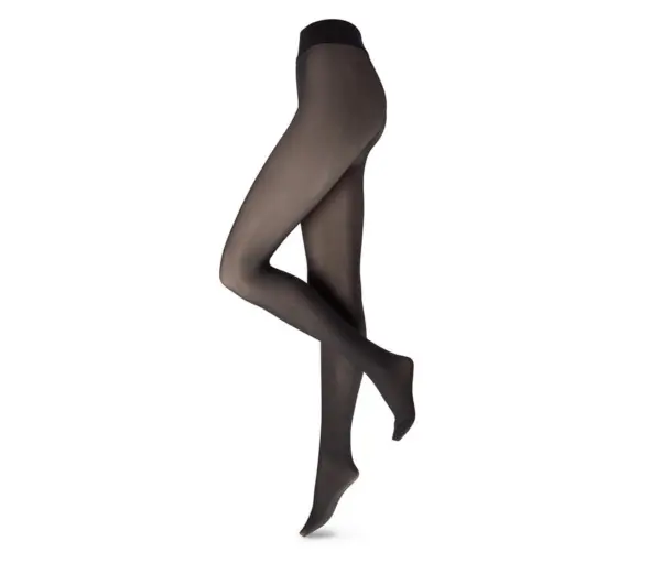 50 DEN Feinstrumpfhose in transparenter Optik, schwarz