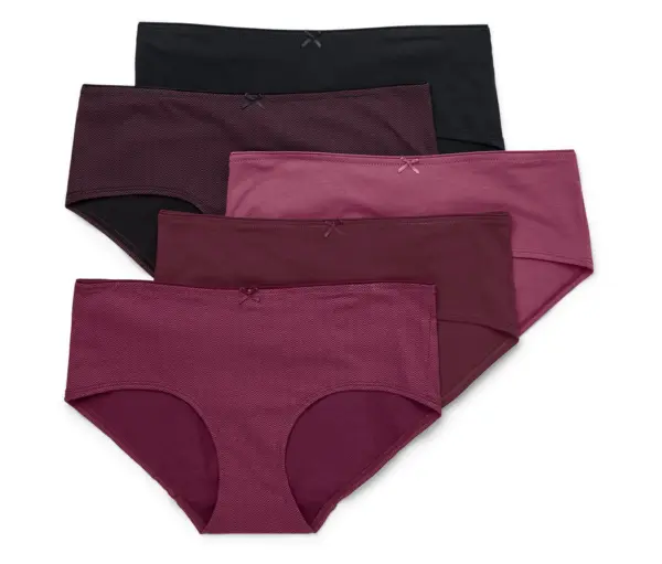 5 Pantys, mehrfarbig
