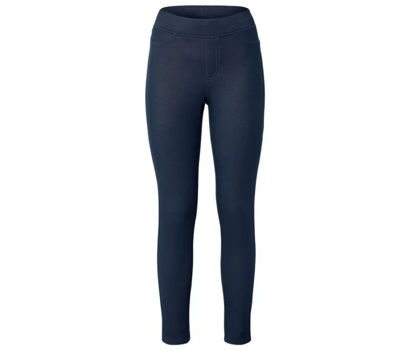 Gef&uuml;tterte Leggings in Jeansoptik