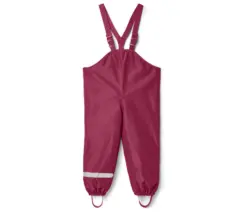 Kinder-Thermo-Regenhose mit Fleecefutter, beere