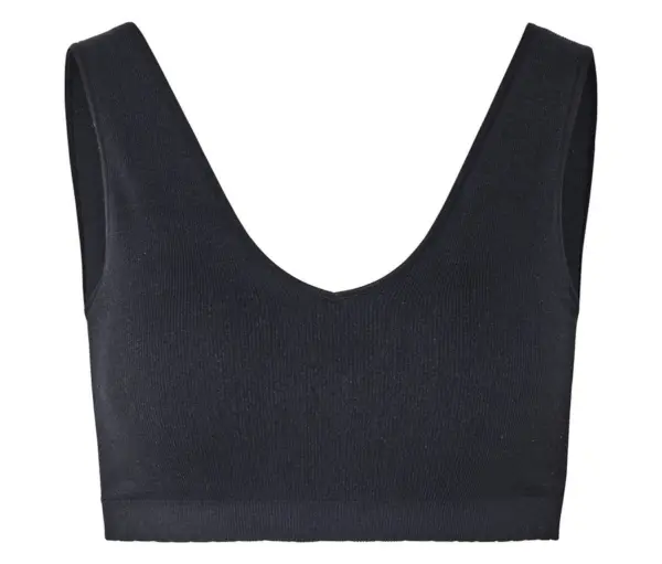 Seamless-Bustier, schwarz