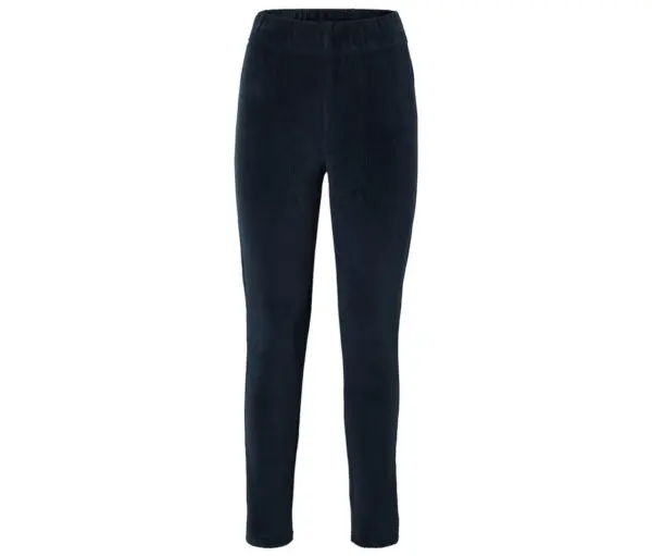 Cord-Leggings, blau