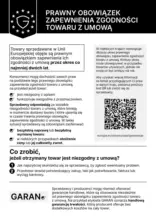 Legal guarantee notice PLN