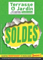 Conforama SOLDES - au 02.10.2026