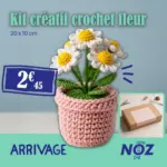 Noz Kit cr&eacute;atif crochet fleur - au 21.09.2026