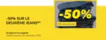 Takko Fashion -50% SUR LE DEUXI&Egrave;ME JEANS - au 20.09.2026