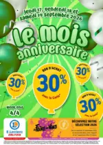 SA SOC COOPER GROUPEM ACHAT CENTRE LECLERC ANNIVERSAIRE 4 - au 31.10.2026