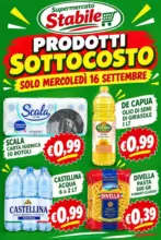Supermercati Stabile Prodotti sottocosto - al 16.09.2026