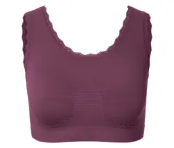 Seamless-Bustier, bordeauxrot