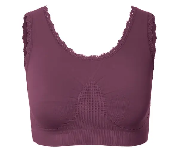 Seamless-Bustier, bordeauxrot
