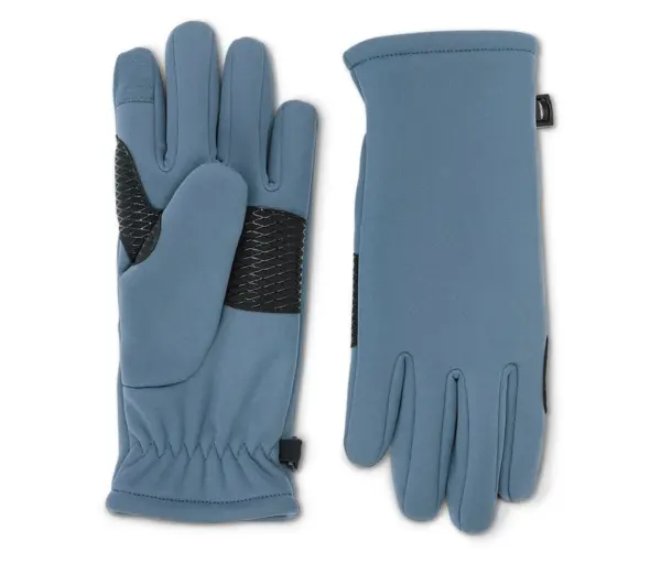 Kinder-Softshellhandschuhe, blau