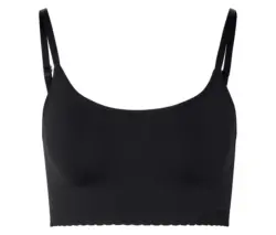 Seamless-Bustier mit Spitze