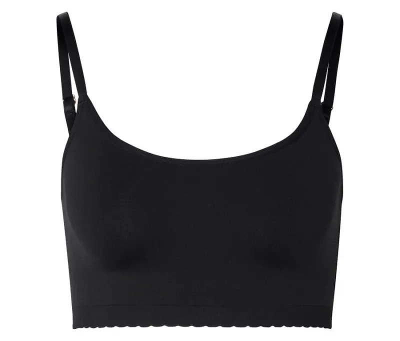 Seamless-Bustier mit Spitze