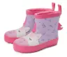 Gef&uuml;tterte Kinder-Chelsea-Regenstiefel, Einhorn