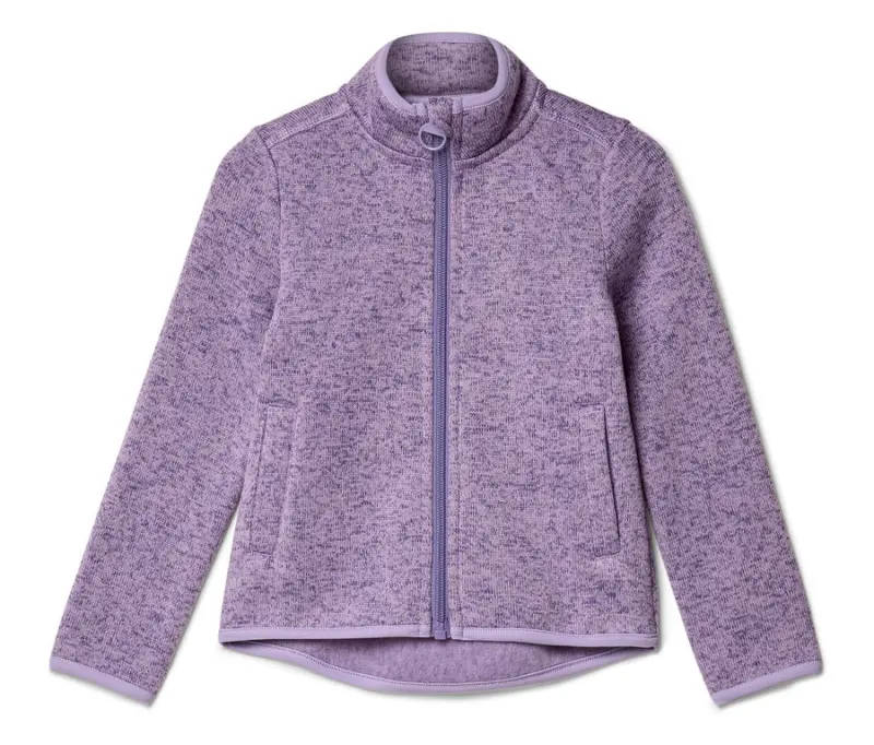 Kinder-Strickfleecejacke