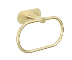 Handtuchhalter in Goldfarben
