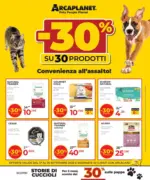 Arcaplanet - 30% su 30 prodotti - al 27.09.2026