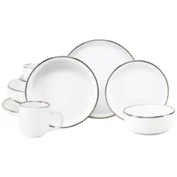 CreaTable Kombiservice Nordic Festive Weiss