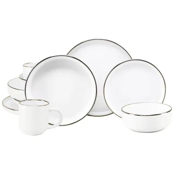 CreaTable Kombiservice Nordic Festive Weiss