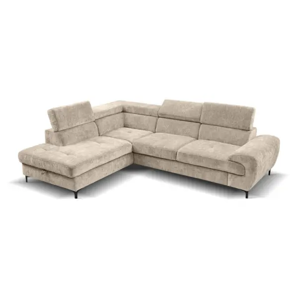 Ecksofa mit Bettfunktion und Bettkasten