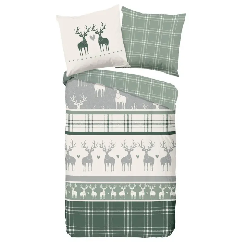 Baumwoll Bettw&auml;sche Bjirk Flanell