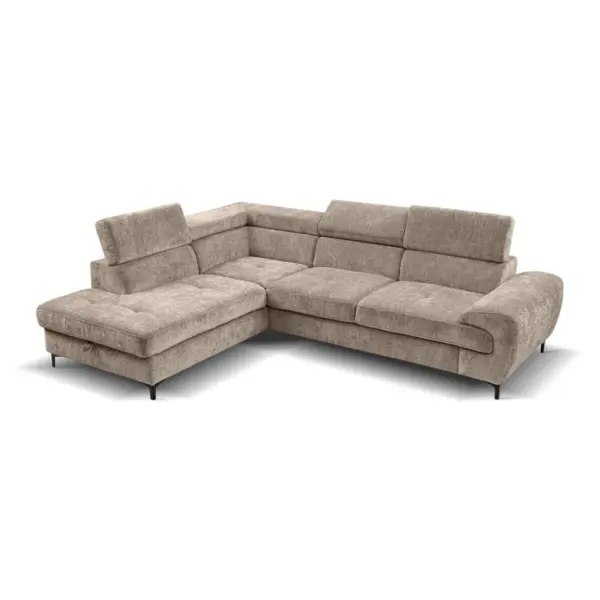 Ecksofa mit Bettfunktion und Bettkasten