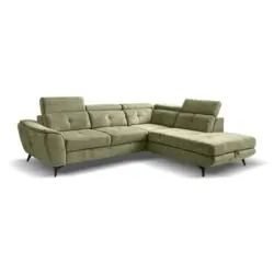 Ecksofa mit Bettfunktion und Bettkasten