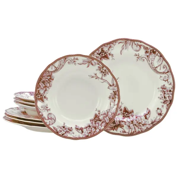CreaTable Tafelservice Adelaide Rot