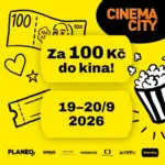 Cinema City Za 100 Kč do kina! &ndash; do 20.09.2026
