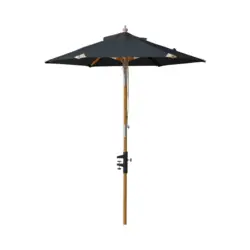 Gardenson Sonnenschirm ca.180x180cm Schwarz
