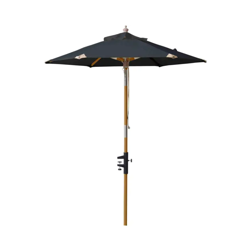 Gardenson Sonnenschirm ca.180x180cm Schwarz