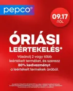 Pepco: Pepco akci&oacute;s - 2026.09.19 napig