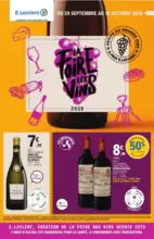 E.Leclerc FOIRE AUX VINS - MIXTE - du 29.09.2026