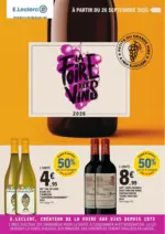 E.Leclerc FOIRE AUX VINS - MIXTE - du 26.09.2026