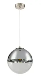 H&auml;ngeleuchte Varus in Chromfarben max. 40 Watt