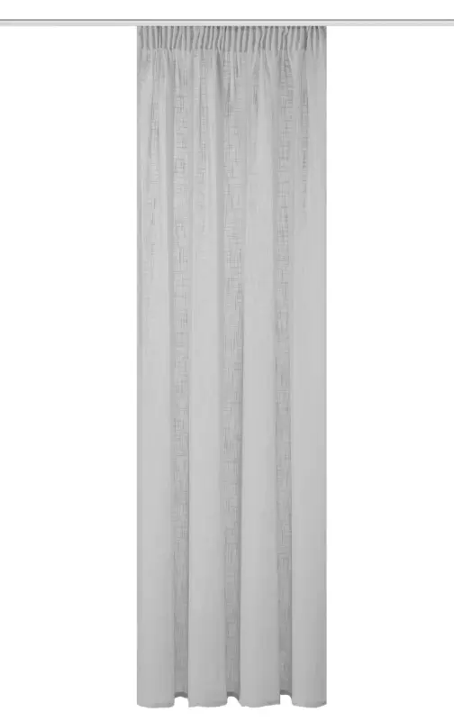 Fertigvorhang Softy Grau ca. 140x245cm