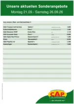 CAP-Markt Neue Angebote zum Entdecken - bis 26.09.2026