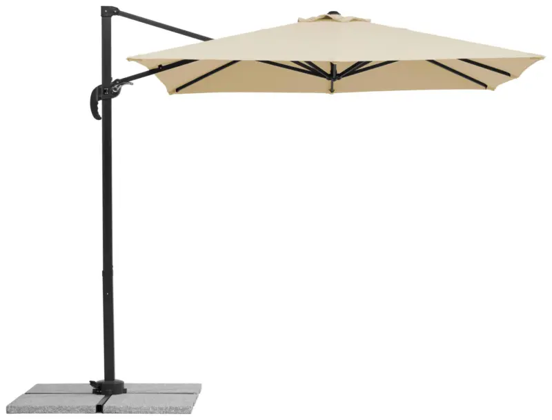 Ampelschirm Rhodos Junior ca.300x239x230cm Naturfarben