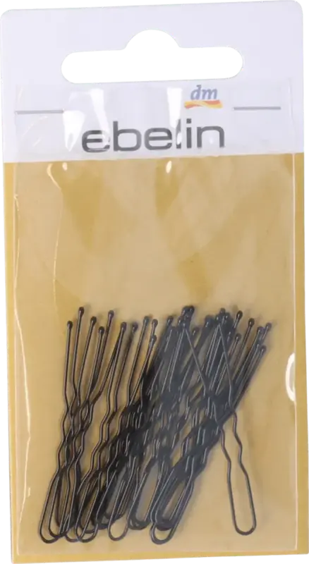 Agrafe metalice pentru păr, negre